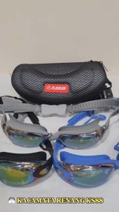 KANSA KACAMATA RENANG ANAK DEWASA KS88 ANTI FOG ANTI UV FREE BOX