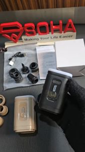 MVS-21 Pompa Angin Bisa Vacuum Kompresi Pakaian Travel & Baterai 1200mah Ada Lampu LED Bisa Pompa Balon Mainan