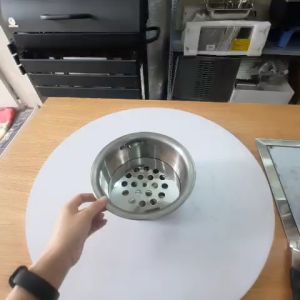 Âu đựng than hoa giá rẻ chậu inox chứa than bếp nướng xô than bếp nướng âm bàn bền đẹp chất lượng