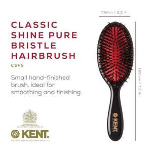 หวีแปรงขนหมูป่าดำ Classic Shine Pure Black Bristle Hairbrush แท้100%