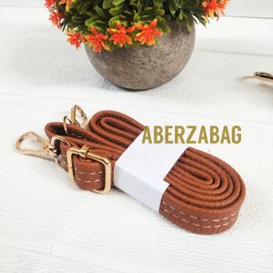 TALI SELEMPANG TAS KULIT MOTIF JERUK acc GOLD