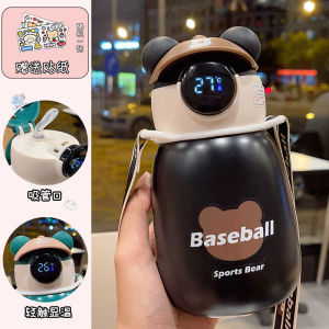 Cốc Nước Trẻ Em Bằng Thép Không Gỉ 400ml 500ml Có Van Chui Dùng Cho Trẻ Mẫu Giáo Và Tiểu Học Cốc Đựng Nước Đi Học Cho Bé Trai Và Bé Gái