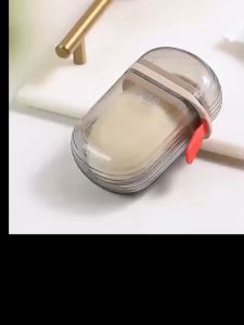 Portable Soap Case Holder With Cover Travel Soap Box Toothbrush Organizer With Lid Bathroom Anti Overflow Soap Rack Dish Waterproof Storage Box Mouthwas