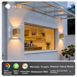 VINCAN | Waterproof Outdoor Wall Light for Garden and Patio Lighting