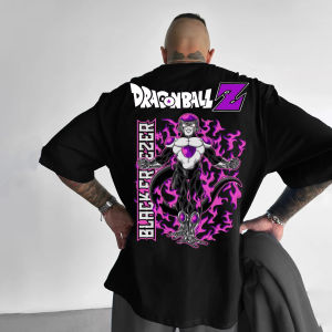 Bandai | 2026 Dragon Ball Animation Joint Summer New T-Shirt Mens Street Hip Hop Loose Casual American Trend Short Sleeve Top