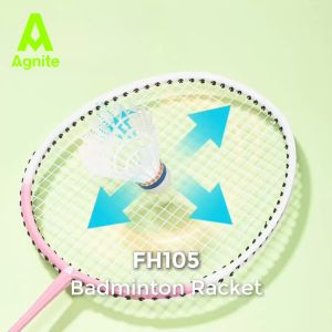 Agnite Raket Bulutangkis / Badminton Racket Isi 2 Gratis Tas dan Kok FH105