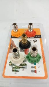 (BGH) Nozzle Spray untuk cuci /Pressure Washer Nozzle Set 5pcs Untuk membantu pengerjaan saat pemakain jet cleaner