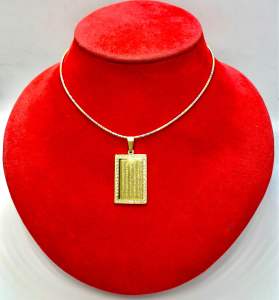 สร้อยคอช็อคเกอร์ 2 กษัตริย์ พร้อมจี้ยันต์ห้าแถว ช่วยเสริมความเป็นสิริมงคล