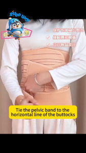 SURPLUCK 3In1 stomach binder for women Postpartum Body Shaper Waist Shaper BeltAdjustable Corset