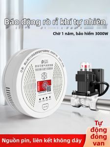 Boleesch | Bộ Phát Hiện Rò Rỉ Khí Không Dây Sử Dụng Pin Kết Nối Van Điện Từ