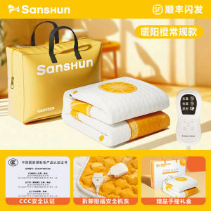 Washable Electric Blanket FZY Double Person Single Person Home Use Mite Removal Winter Warmer Double Control Milk Velvet Fabric