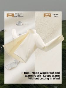 Beneunder | Soft Shell Dual-side Wearable Windproof Warm Fleece Outerwear