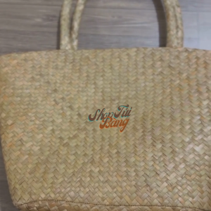 Giỏ bàng túi cói túi bàng giỏ cói thời trang