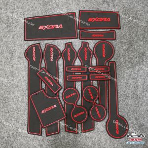 PROTON EXORA Car Interior Slot Mat Anti-Slip Rubber Mat Storage Tank Mat