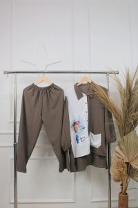ONESET KOREAN STYLE NAOMI SET CRINKLE APK SABLON BAJU + CELANA M L XL XXL Setelan Remaja Kekinian