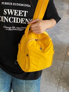 New Womens Large Capacity Multi-Functional Double Shoulder Crossbody Bag Travel Lightweight Fashion Trend Backpack