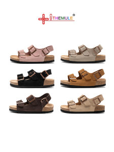 THEMULE | Birkenstock Style Soft Cork Summer Flat One-Strap Sandals