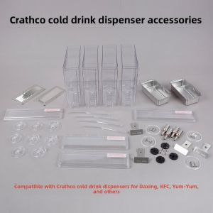 Commercial 8-Liter Juice Maker Parts Crathco Double Cylinder Beverage Cold Drink Machine Barrel Four Groove Cylinder Cover