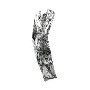 Arm Covers Flower Arm Tattoo Sleeve UV Protection Cycling Gloves Men Cool Personalized Sunscreen Sleeve Sunscreen Arm Warmers
