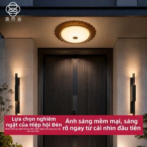 JINGYUDI | Đèn Trần Ngoài Trời Chống Nước Chống Côn Trùng Siêu Sáng