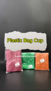 Plastik Cawan Air Bungkus / Plastic Bag Cup / Plastic Bag 1 / 2 / 3 Cup / Plastic Cup Bag / Carrier Cup Bag
