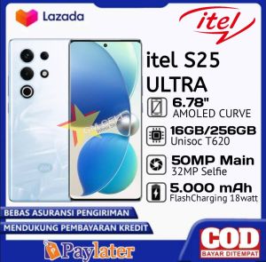ITEL S25 ULTRA RAM 16+256 BARU GARANSI RESMI