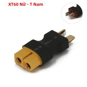 NEEBRC XT60 Để T Cắm Chuyển Đổi Adapter Kim Loại Kết Nối Song Song Cho RC Pin Lithium ESC DIY Phụ Kiện Ô Tô