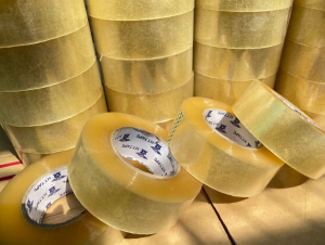 6pcs Packaging Tape Clear / Tan 2 Inch x 200M (48mm) Heavy Duty Box Sealing Tape For Shipping & Packing