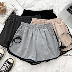 กางเกงขาสั้นเอวสูงทรงสลิมฟิต กางเกงขายาวทรงหลวม กางเกงขาสั้นสำหรับออกกำลังกาย กางเกงลำลอง กางเกงชั้นในสตรี ฤดูร้อน ใหม่