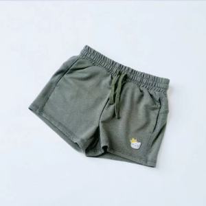 Girls Cotton Short Pants Cat Embroidery Lace Loop Elastic Waist Beach Pants Summer Casual Childrens Clothing Kids Shorts