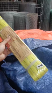 Dây Cáp vải Cẩu Hàng Tải trọng 3 TẤN - Dài 5 MÉT (Bản Rộng 75mm) Mắt Bản Dẹt - (Màu Vàng)