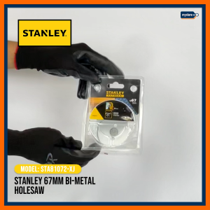Stanley 67 73 & 83mm Bi-Metal Holesaw Professional-Grade Cutting Tool for Wood Metal and Plastics