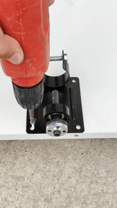 Mata Gerinda Potong Kayu Ukir Pahat 4 Inci & Dudukan Bor Jadi Gergaji Gerinda Pemotong Batang Pohon