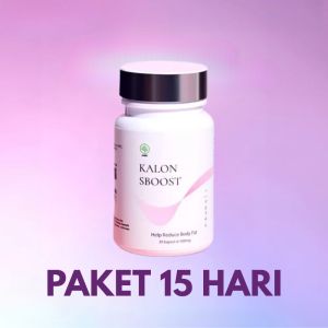 Kalon Sboost Premium Original Obat Diet Herbal Cepat Kurus 30 Kapsul Pelangsing Badan