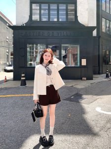 Casual Yangruoyu Womens High Waist A-Line Mini Skirt with Slits Comfortable Polyester Cotton Blend Fabric Commute Suitable