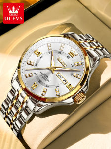 OLEVS | Mens Mechanical Watch with Dual Date Waterproof Luminous