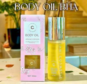 (BODY OIL CAMI) Dầu dưỡng da toàn thân mềm mịn cấp ẩm giảm tình trạng viêm lỗ chân lông hỗ trợ dưỡng sáng da100ML duong trang
