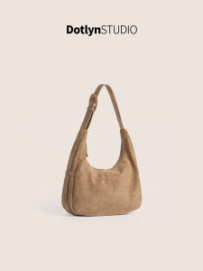 กระเป๋าสะพายข้างหนังวัวขนาดใหญ่ Dotlyn2024 กระเป๋าสะพายข้างสำหรับเดินทางแบบลำลองสำหรับผู้หญิง ทรงกลมแบน สีสันสดใส ปิดด้วยซิป