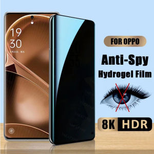 3Pcs Privacy Hydrogel Film For OPPO Reno 2Z 2F 3 4 5 6 7 8 8T 9 10 Pro Plus SE Lite 10X Zoom Ace 2 Without Fingerprint Unlocking