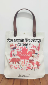 Totebag Souvenir Canada Totebag Canvas Oleh Oleh Kanada