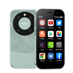 SERVO KING9000 4G LTE Mini Mobile Phone Dual SIM Face Recognition 3.0" Play Store Android OS 16GB ROM Small Smart Phone 2000mAh