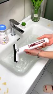 ALAT PEL MINI PORTABLE LIPAT MOP PEMBERSIH KACA Alat Pembersih Kaca