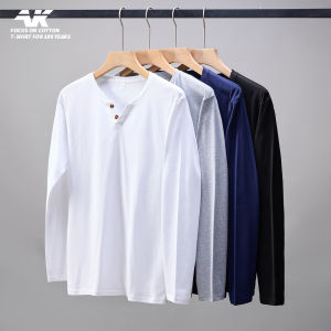 AKT | Slim Fit White V-neck T-shirt