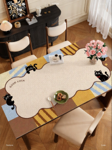 xy | French Vintage Style Luxury Tablecloth Waterproof Heat-Resistant
