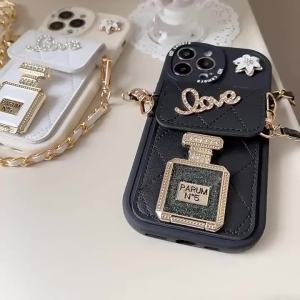 Leather Crossbody Phone Case for IPhone 18 17 Air 16 15 14 11 Pro Max 13 12 7 8 Plus Wallet Card Holder Women Protective Cover
