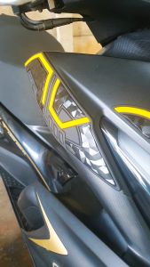 Uppert Front Cover All New Aerox 155 Rubber Karet kanan kiri bahan tahan lama