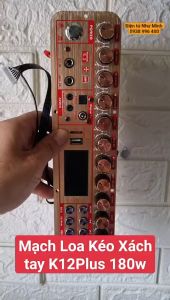 Mạch Loa Kéo K12Plus - 180w 2 ngõ ra loa DSP Reverb thay thế hoặc ráp loa mới