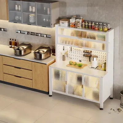 Multi-level Storage Cabinet Movable