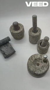 Traditional Handmade Stone Miniature Kitchen Set (Set of 5) | Kids Kitchen Playset with Grinding Stone | Pooja & Grahapravesam Return Gift