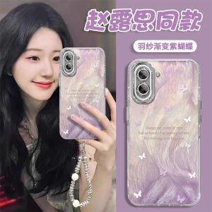 OnePlus Ace5 pro Ultra Light Luxury Style Phone Case with Bracelet Anti-Fall Cute New Model Ace3V Silicone Protective Cover